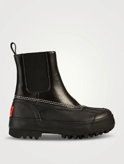 SOREL x Proenza Schouler Caribou Leather Chelsea Boots