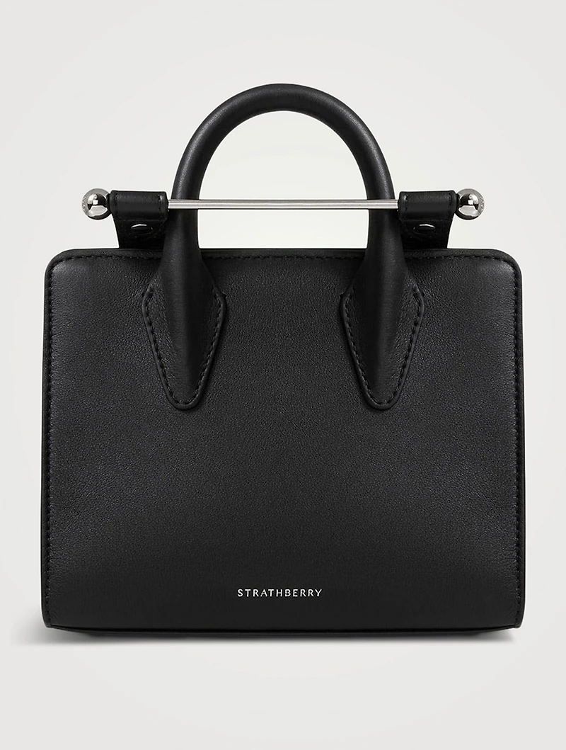 The Nano Strathberry Leather Tote Bag