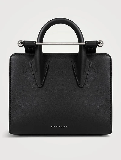 The Nano Strathberry Leather Tote Bag