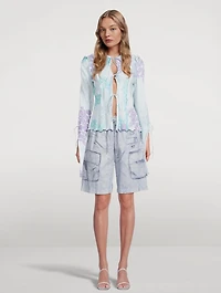 Printed Chiffon Blouse