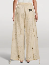 Trompe L'œil Wide-Leg Trousers