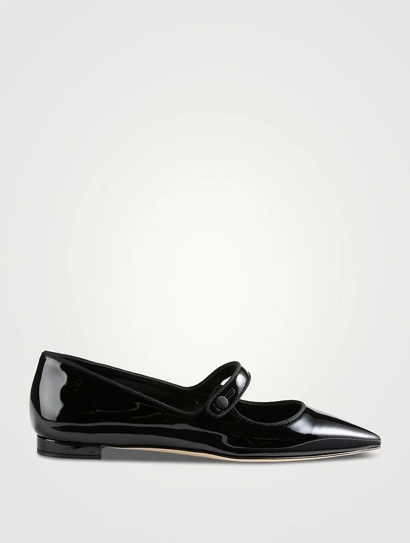 Campariflat Patent Leather Mary Jane Ballerinas