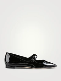 Campariflat Patent Leather Mary Jane Ballerinas