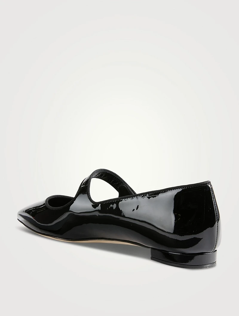 Campariflat Patent Leather Mary Jane Ballerinas