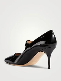 Camparinew Patent Leather Mary Jane Pumps