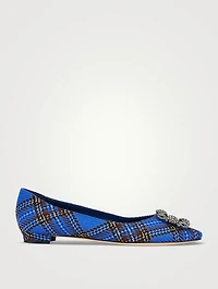 Hangisiflat Wool Tartan Ballet Flats