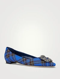 Hangisiflat Wool Tartan Ballet Flats
