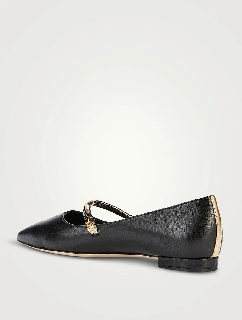 Peleonaflat Leather Ballerinas