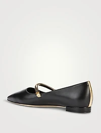 Peleonaflat Leather Ballerinas