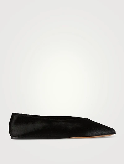 Luna Calf Hair Slippers