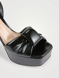 Paradì Patent Leather Platform Sandals