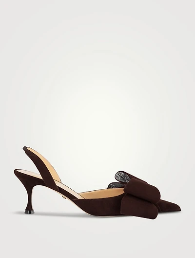 Le Cadeau Suede Slingback Pumps
