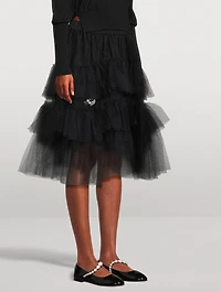 Sirene Pearl-Embellished Leather Ballerinas