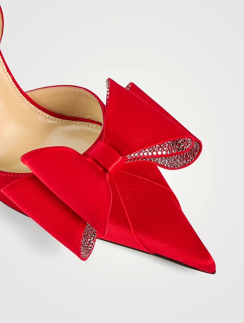 Le Cadeau Satin Slingback Pumps