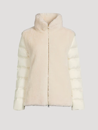 Oiron Faux Fur Down Jacket