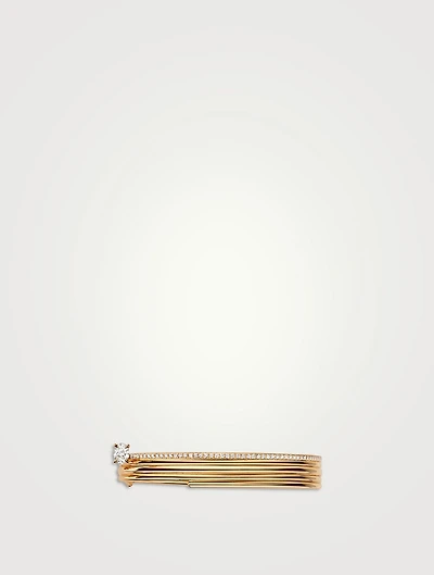 Blast 18K Rose Gold Bracelet With Diamonds