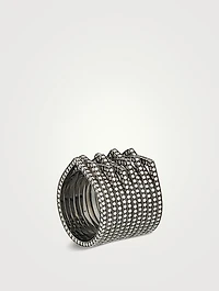 Antifer Gold Ring With Diamonds