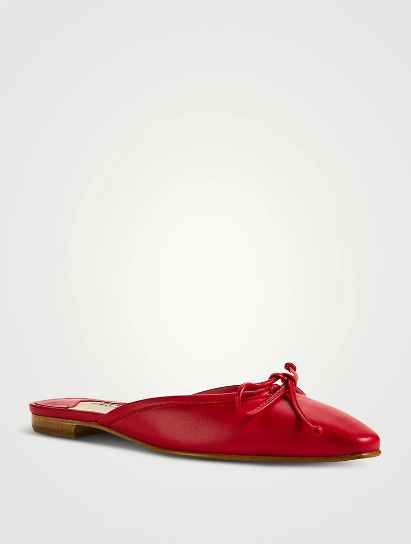 Ballerimu Leather Flat Mules