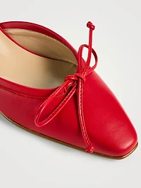 Ballerimu Leather Flat Mules