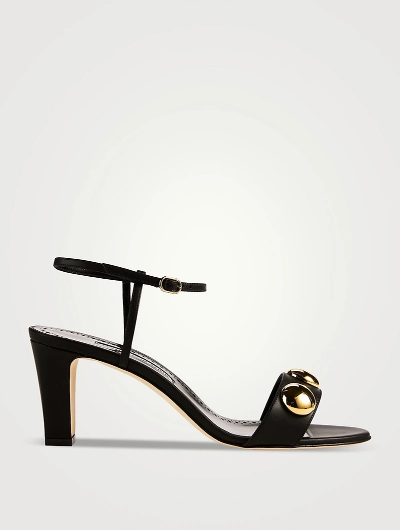 Chaouhenhi Embellished Leather Sandals