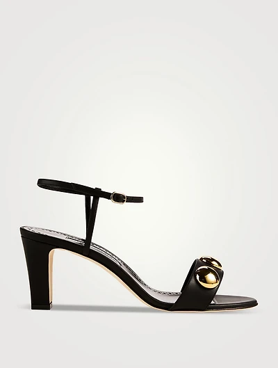 Chaouhenhi Embellished Leather Sandals