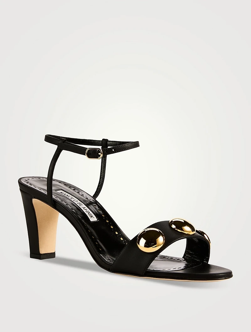 Chaouhenhi Embellished Leather Sandals