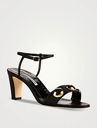 Chaouhenhi Embellished Leather Sandals