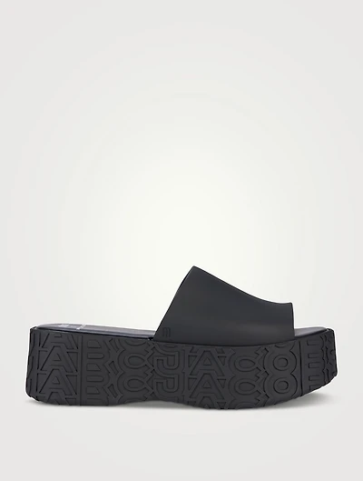Melissa x Marc Jacobs Becky Platform Slide Sandals
