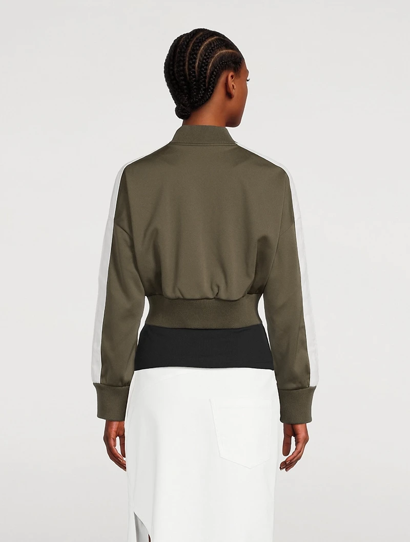 Technical Jersey Bomber Jacket