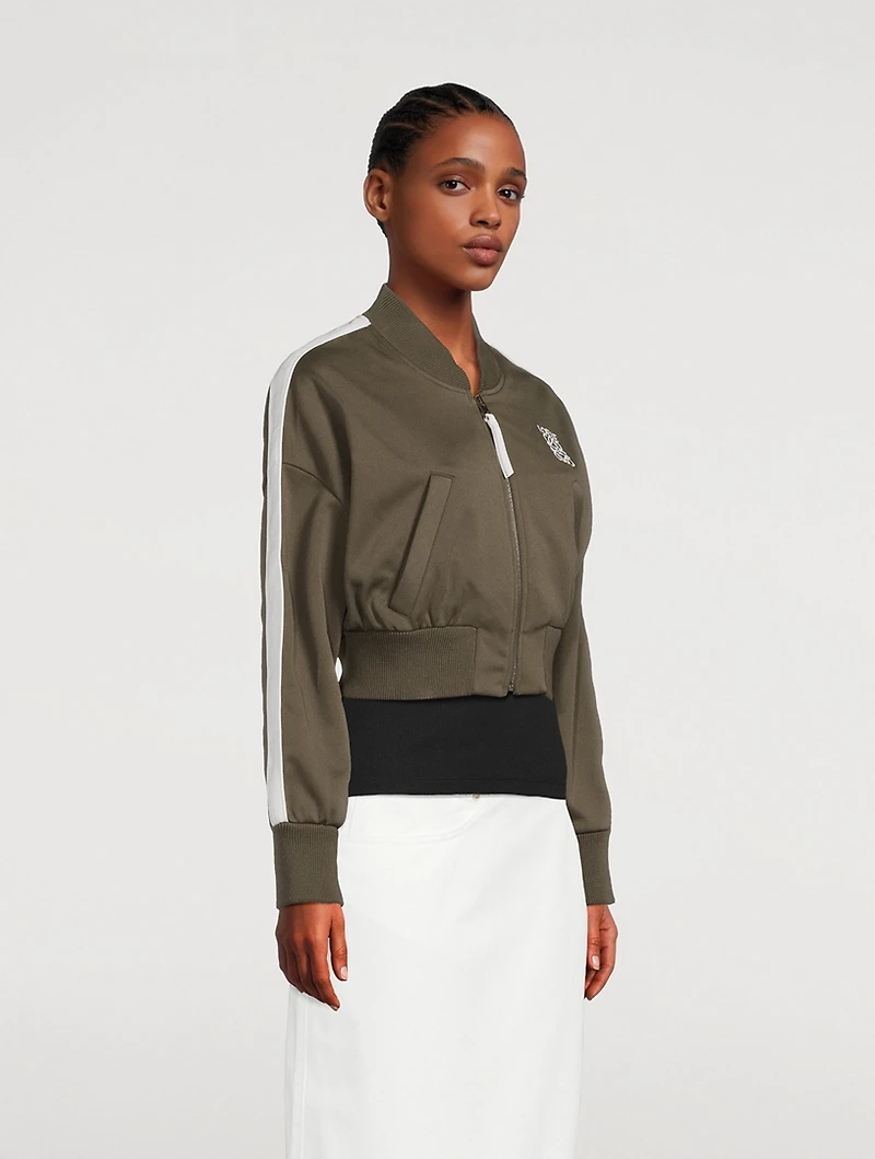 Technical Jersey Bomber Jacket