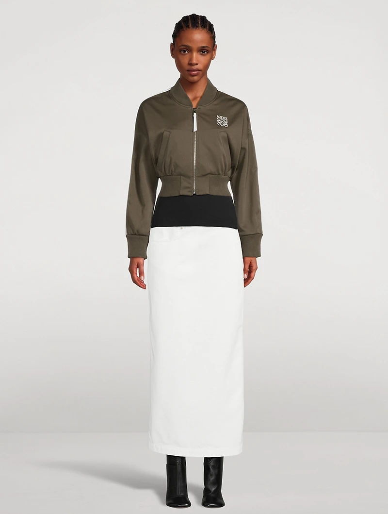Technical Jersey Bomber Jacket
