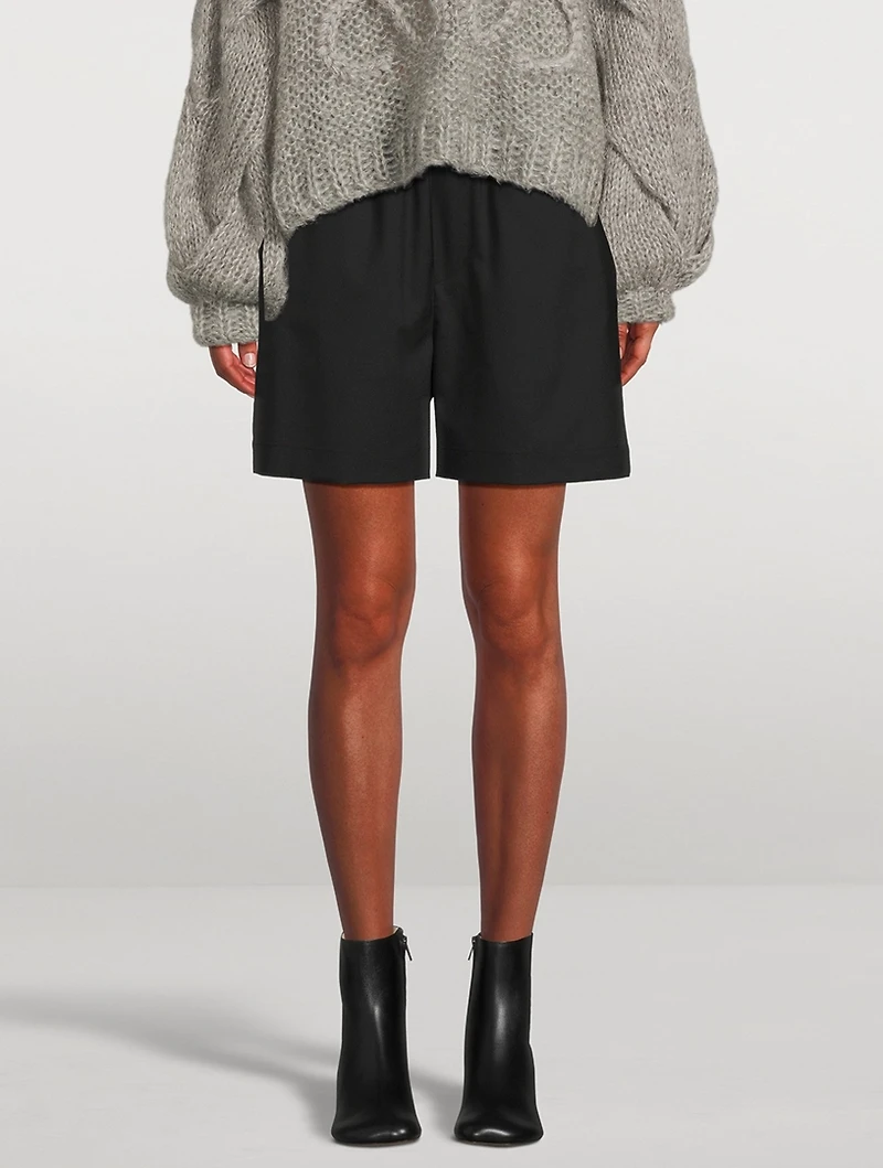 Logo-Elastic Shorts