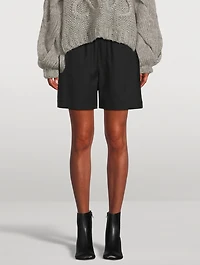 Logo-Elastic Shorts