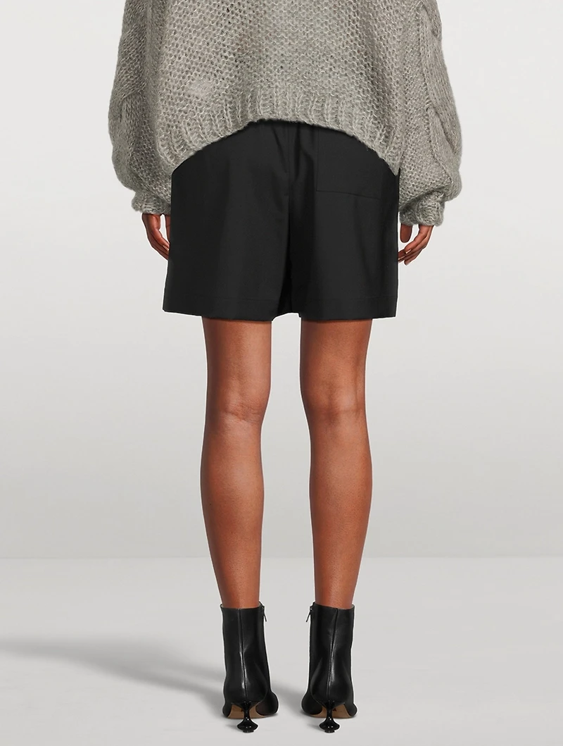 Logo-Elastic Shorts