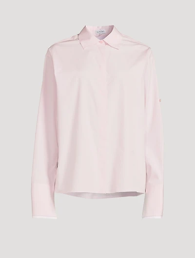 Turn-Up Poplin Shirt