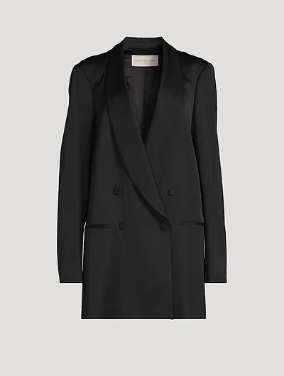 Blinker Double-Breasted Tuxedo Jacket