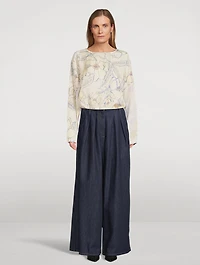 Pamplona Wide-Leg Jeans