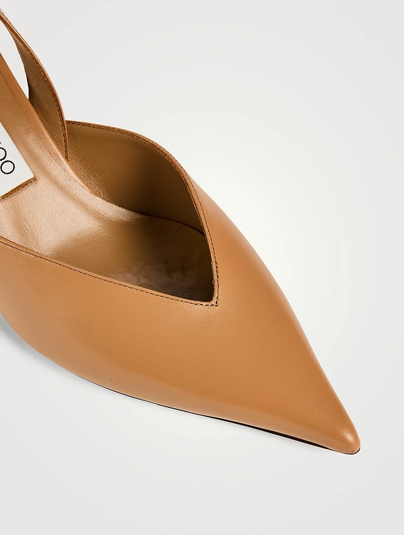 Maryanne Leather Slingback Pumps