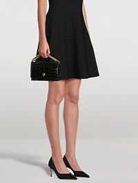 Cass Embossed Leather Pumps