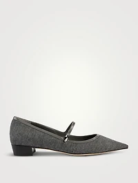 Carolyn Flannel Mary Jane Flats