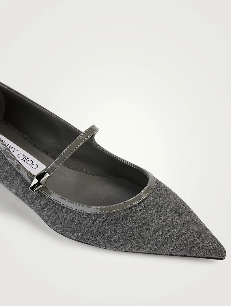 Carolyn Flannel Mary Jane Flats