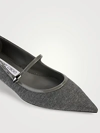 Carolyn Flannel Mary Jane Flats