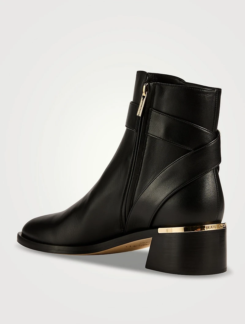 Noor Leather Ankle Boots