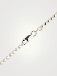 Small Silver Gummie Bear Pendant Necklace