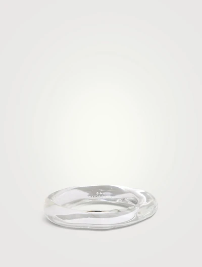 Small Liquid Lucite Bangle Bracelet