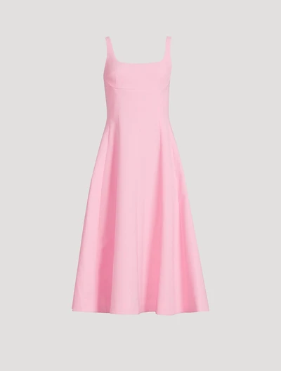 Asia Double Crêpe Midi Dress