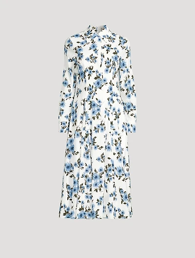 Jancine Shirt Dress Dahlia Print