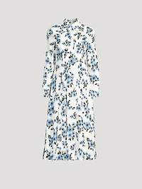Jancine Shirt Dress Dahlia Print