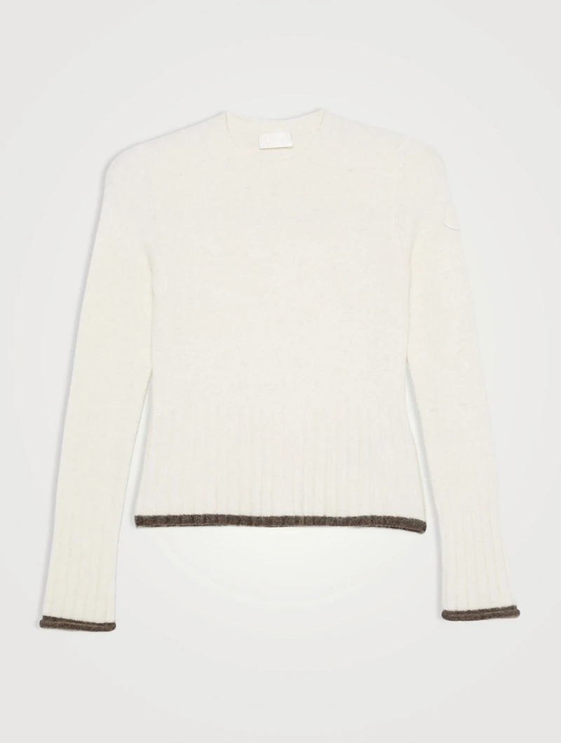 Contrast Seam Sweater