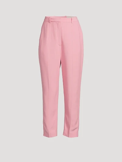 Leaf Crêpe Cigarette Trousers